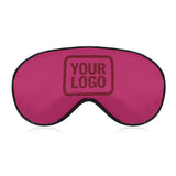 Custom Pink Crimson Red Sleep Mask