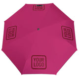 Custom Pink Crimson Red Automatic Umbrella