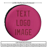 Custom Pink Crimson Red Truck Tires