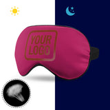 Custom Pink Coral Red Sleep Mask