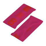Custom Pink Orange Red Sports headband