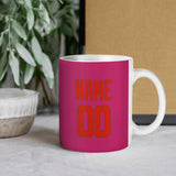 Custom Pink Orange Red Mug