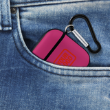 Custom Pink Orange Red AirPods Case