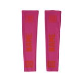 Custom Pink Orange Red Arm Sleeve