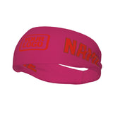 Custom Pink Orange Red Sports headband