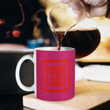 Custom Pink Orange Red Mug