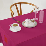 Custom Pink Coral Red Square Table Cloth
