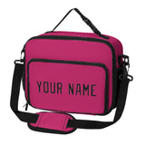 Custom Pink Black Lunch Bag