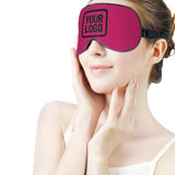 Custom Pink Black Sleep Mask