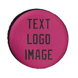 Custom Pink Black Truck Tires