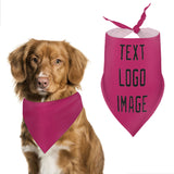 Custom Pink Black Pet Scarf