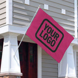 Custom Pink Black Flag