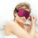 Custom Pink Black Sleep Mask