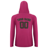 Custom Pink Brown UV-Hoodie