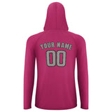 Custom Pink Gray UV-Hoodie
