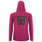 Custom Pink Green UV-Hoodie