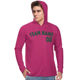 Custom Pink Green UV-Hoodie