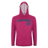 Custom Pink Sky Blue UV-Hoodie