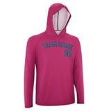 Custom Pink Sky Blue UV-Hoodie