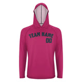 Custom Pink Blue UV-Hoodie