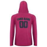 Custom Pink Blue UV-Hoodie
