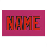 Custom Pink Orange Red Beach Towel