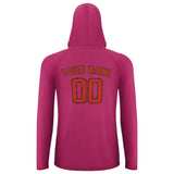 Custom Pink Orange Red UV-Hoodie