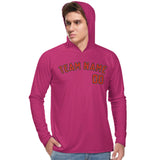 Custom Pink Orange Red UV-Hoodie