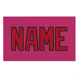 Custom Pink Red Beach Towel