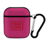 Custom Pink Red AirPods Case