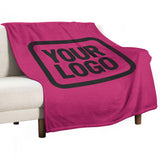 Custom Pink Black Blanket