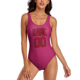 Custom Pink Red Swimsuit