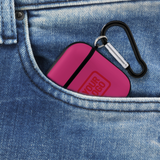 Custom Pink Red AirPods Case