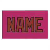 Custom Pink Coral Red Beach Towel