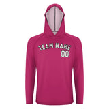 Custom Pink White UV-Hoodie