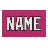 Custom Pink White Beach Towel