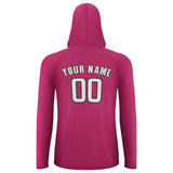 Custom Pink White UV-Hoodie