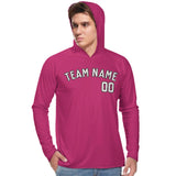 Custom Pink White UV-Hoodie