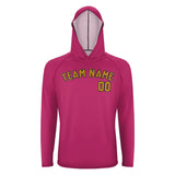 Custom Pink Yellow UV-Hoodie