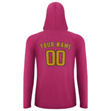 Custom Pink Yellow UV-Hoodie