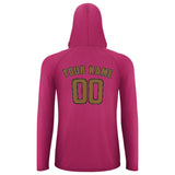 Custom Pink Khaki UV-Hoodie