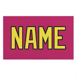 Custom Pink Light Yellow Beach Towel