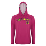Custom Pink Light Yellow UV-Hoodie