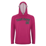 Custom Pink Blue Green UV-Hoodie
