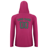 Custom Pink Blue Green UV-Hoodie