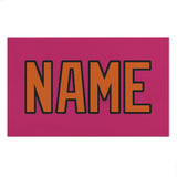 Custom Pink Orange Beach Towel