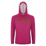 Custom Pink Orange UV-Hoodie