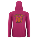 Custom Pink Orange UV-Hoodie