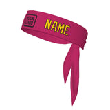Custom Pink Gold Headband
