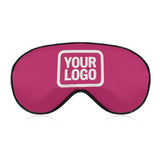 Custom Pink White Sleep Mask